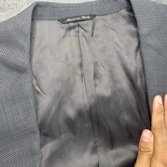 Canali Blazer Mens 50 Wool Two Button Sport Coat Jacket Holt Renfrew (Read) - Picture 8 of 8